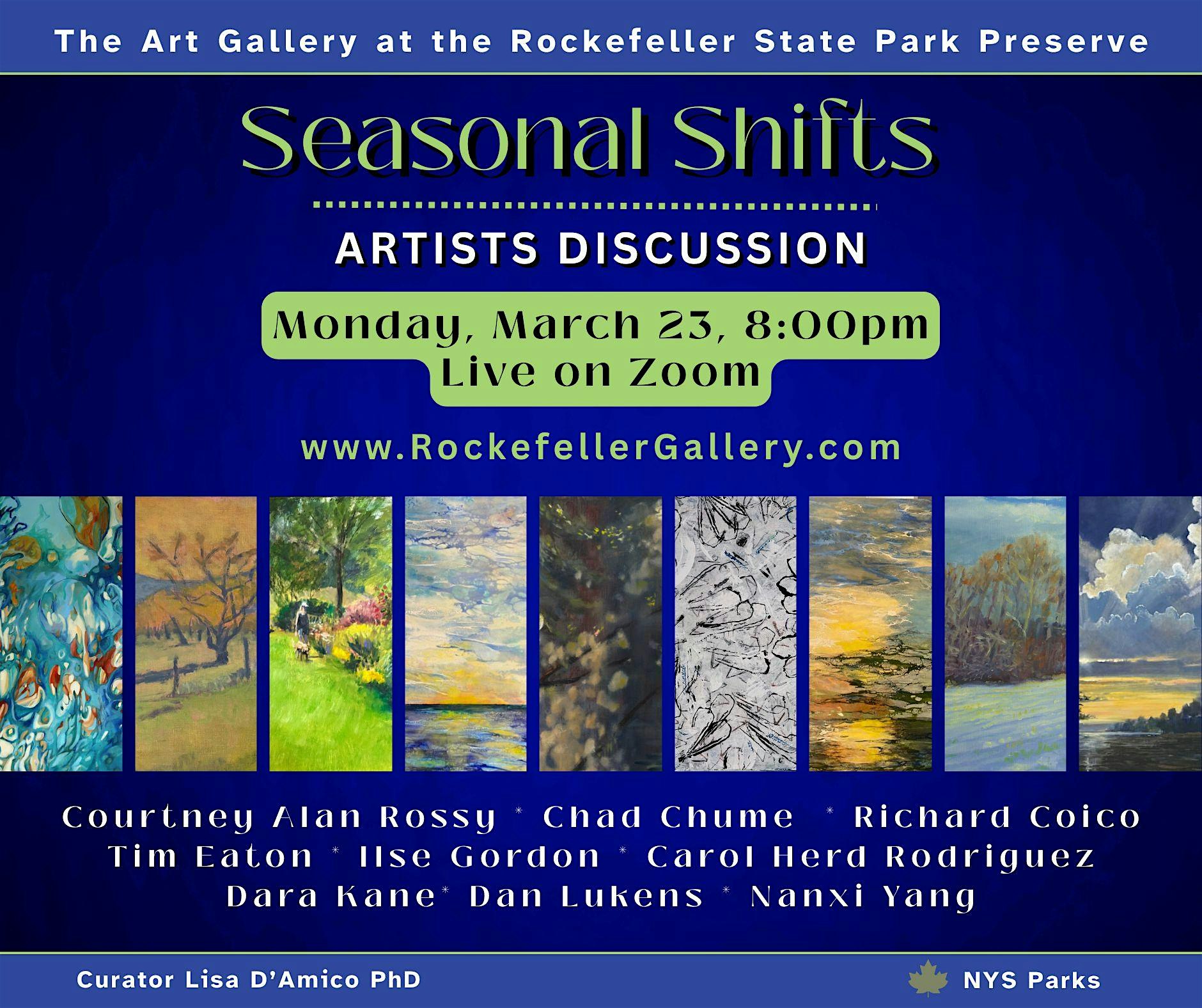 Seasonal Shifts Exhibit – Artists Discussion