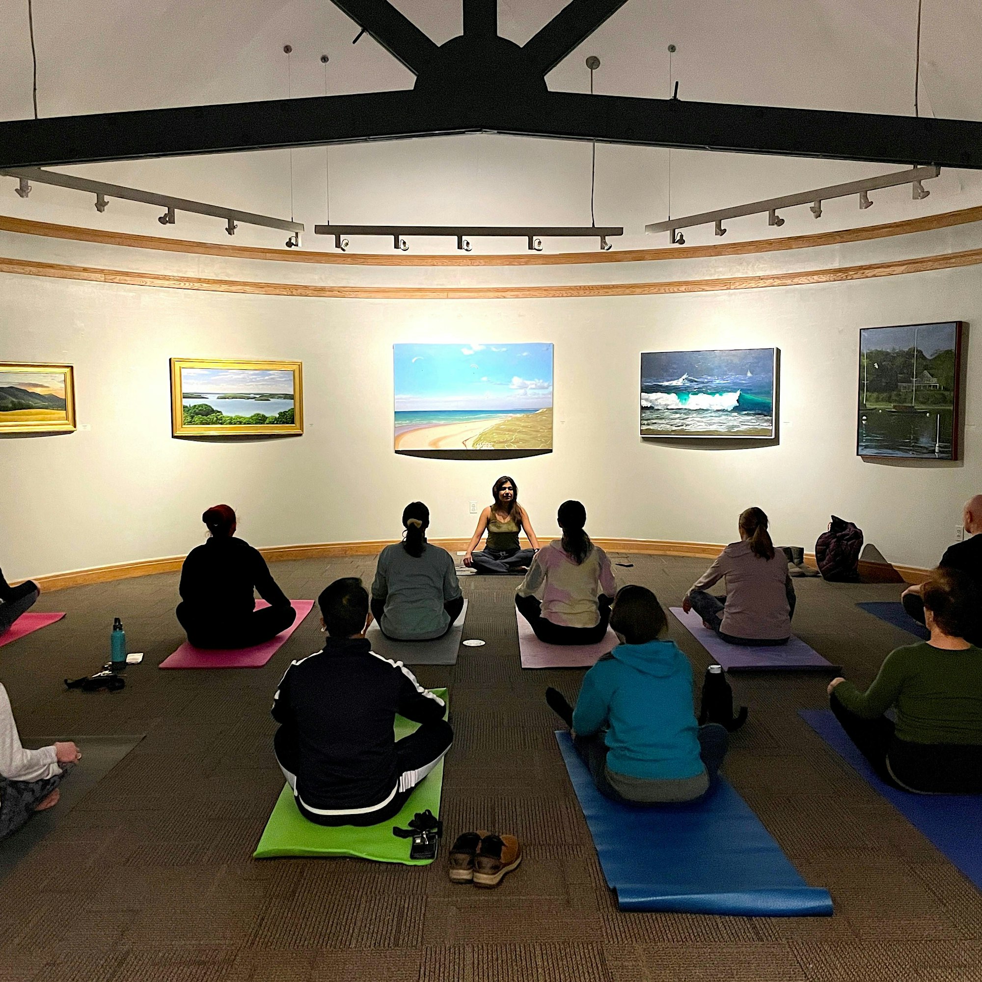 Yoga in the Gallery